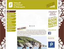 Tablet Screenshot of falmouthsurfschool.co.uk